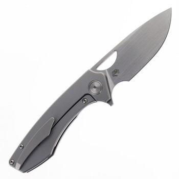 Gecko Customz Knifeworks Sikorae V2 Folding Knife Full Titanium Flipper Magnacut Blade