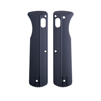 Vosteed Knives Vombat Dark Slate Blue Aluminum Scales X0136