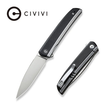 Civivi Savant Folding Knife Stainless Steel/G10 Handle 14C28N Drop Point Plain Edge C20063B-2