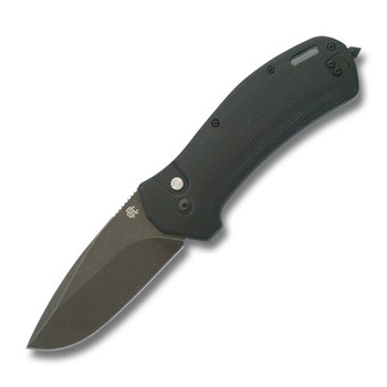 RoseCraft MA-12 Folding Knife Black Micarta Handle AUS-10 Drop Point Plain Black Blade RCM021-BK RoseCraft MA-12 Folding Knife Black Micarta Handle AUS-10 Drop Point Plain Black Blade RCM021-BK