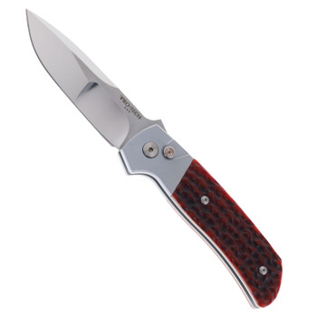 Pro-Tech 2025 ATCF Custom 003 Automatic Folding Knife Bone Inlay Handle 154CM Plain Edge