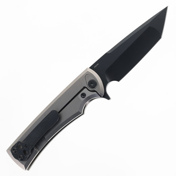 Chaves Knives Liberation Street Integral Titanium Handle Folding Knife M390 DLC Tanto Blade Chaves Knives Liberation Street Integral Titanium Handle Folding Knife M390 DLC Tanto Blade