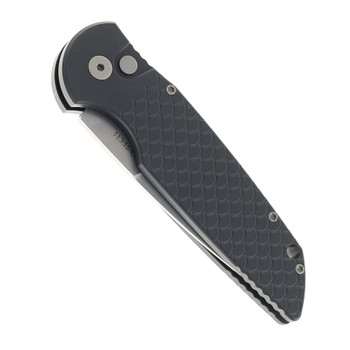 Pro-Tech Tactical Response TR-3 X1 Automatic Knife Black Aluminum Handle Magnacut Plain Edge Stonewash Finish TR-3 X1 SW MC