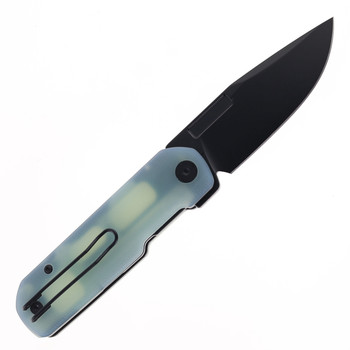 Vero Engineering Knives Avid 1 Blackwash S45VN Blade Jade G10 Handle Liner Lock Folding Knife Vero Engineering Knives Avid 1 Blackwash S45VN Blade Jade G10 Handle Liner Lock Folding Knife
