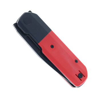 Vero Engineering Knives Avid 1 S45VN Blackwash Blade Red/Black G10 Handle Liner Lock Folding Knife Vero Engineering Knives Avid 1 S45VN Blackwash Blade Red/Black G10 Handle Liner Lock Folding Knife