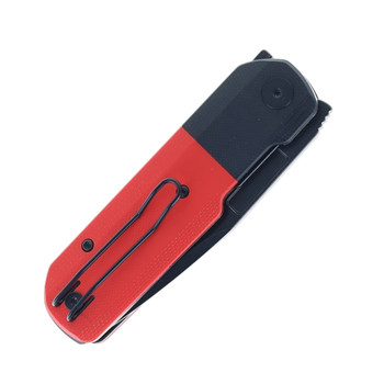 Vero Engineering Knives Avid 1 S45VN Blackwash Blade Red/Black G10 Handle Liner Lock Folding Knife Vero Engineering Knives Avid 1 S45VN Blackwash Blade Red/Black G10 Handle Liner Lock Folding Knife