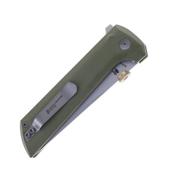 North Mountain Blades Chop2 Folding Knife Green G10 Handle SLD-Magic Plain Edge Chop2 2406-G