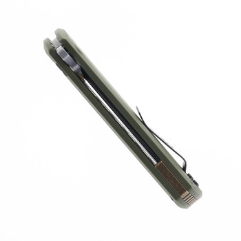 North Mountain Blades Chop2 Folding Knife Green G10 Handle SLD-Magic Plain Edge Chop2 2406-G