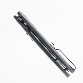 Critcal Strike Zulu Folding Knife Gray G10 Handle VG-10 Plain Edge Satin Finish TL505-GRSA