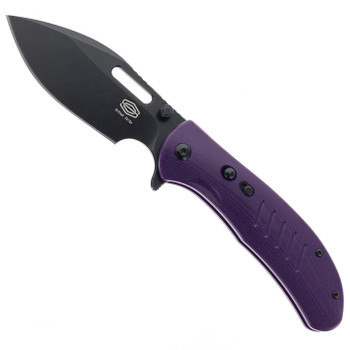 Critcal Strike Zulu Folding Knife Purple G10 Handle VG-10 Plain