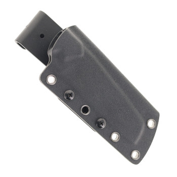 Vero Engineering Axon Fixed Blade M390 Belt Satin Blade Titanium Stonewash Handle