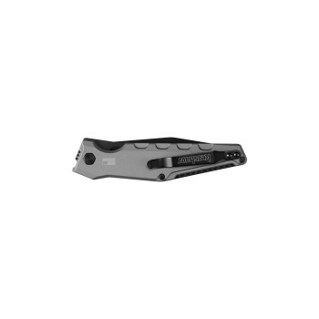 Kershaw Launch 7 Automatic Push Button Knife Gray Aluminum Handle Plain Black CPM-154 Blade 7900GRYBLK