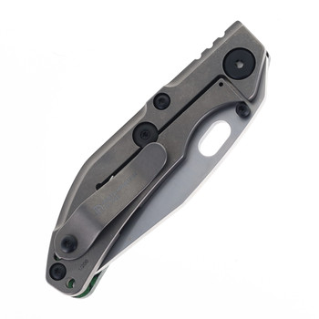 North Mountain Blades Folding Knife Steel/Green Carbon Fiber Handle SLD Bowie Plain Edge 2521-GRCF North Mountain Blades Folding Knife Steel/Green Carbon Fiber Handle SLD Bowie Plain Edge 2521-GRCF