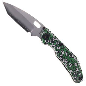 North Mountain Blades Folding Knife Steel/Green Carbon Fiber Handle SLD Tanto Plain Edge 2522-GRCF North Mountain Blades Folding Knife Steel/Green Carbon Fiber Handle SLD Tanto Plain Edge 2522-GRCF