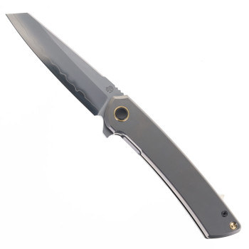 モモ専用 North Mountain Blades Zero Folding Knife Gray Titanium Handle SLD