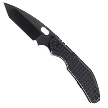 North Mountain Blades BBNM Folding Knife Black Titanium Handle 3V Tanto Plain Edge 2522-Tanto DLC
