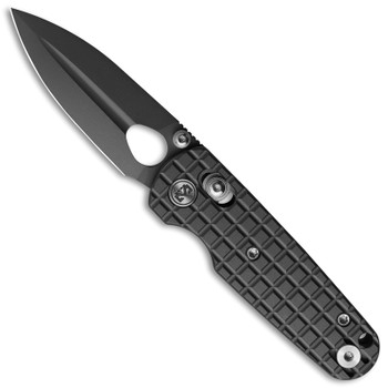 Miguron Fyoka Folding Knife Grey PVD Aluminum Handle D2 Plain Dark Grey PVD Blade MGR821ADG