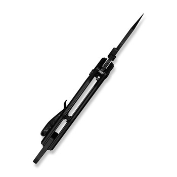 Civivi Amaroq Folding Karambit Knife Black Aluminum Handle Nitro-V Plain Edge Black Stonewash Finish C24018-2