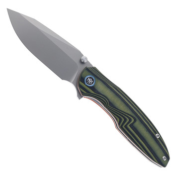 REMETTE RT-Cool Whale Folding Knife Green & Orange G10 Handle