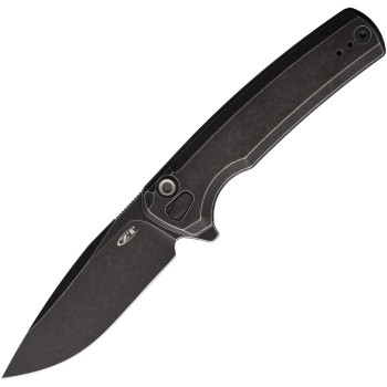 Zero Tolerance Folding Knife Blackwash Titanium Handle S45VN Blackwash Finish ZT0044BW