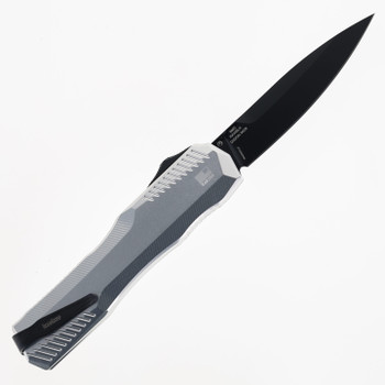 Kershaw Livewire OTF Automatic Knife Raw Aluminum Handle PVD Magnacut Blade 9000RAWBLK