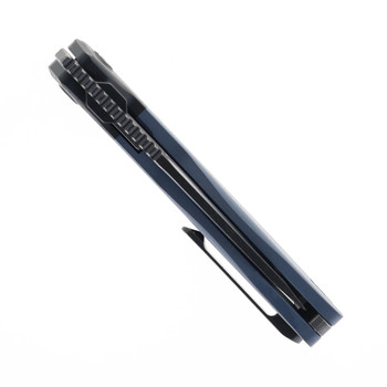 Ketuo Yakuza V2  Folding Knife Blue G10 Handle Black Stonewashed 14c28n Blade Steel  Blade Yakuza-G10-B/SW