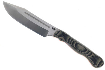 Work Tuff Gear JX-Omega Fixed Blade Knife Jungle G10 Camo Handle Bohler K329 Drop Point Plain Edge Two Tone Satin Finish