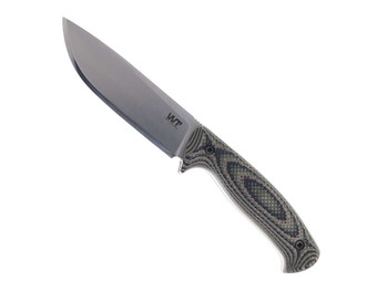 Work Tuff Gear Red Wolf Fixed Blade Knife Jungle Camo G10 Handle Bohler K329 Plain Edge Satin Finish