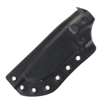 Work Tuff Gear Klapatche Fixed Blade Knife Black G10 Handle with Red Liner Handle SK85 Plain Black Blade