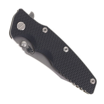 Hinderer Eklipse Skinny Slicer 3.5" Folding Knife Working Finish Magnacut Blade Black G10 Handle Battle Bronze Titanium Handle Battle Bronze Titanium