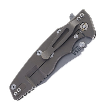 Hinderer Eklipse Skinny Slicer 3.5" Folding Knife Working Finish Magnacut Blade OD Green G10 Handle Battle Bronze Titanium