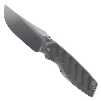 TwoSun TS553-14C28N-SW Folding Knife 14C28N Stonewash Blade TC4 Titanium Handle TwoSun TS553-14C28N-SW Folding Knife 14C28N Stonewash Blade TC4 Titanium Handle