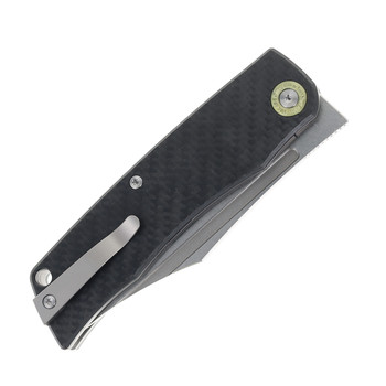 TwoSun TS551-14C28N Folding Knife Stonewash 14C28N Blade Titanium/Carbon Fiber Handle TwoSun TS551-14C28N Folding Knife Stonewash 14C28N Blade Titanium/Carbon Fiber Handle