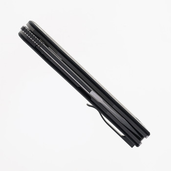 TwoSun TS551-14C28N Folding Knife Stonewash 14C28N Blade Titanium/Carbon Fiber Handle TwoSun TS551-14C28N Folding Knife Stonewash 14C28N Blade Titanium/Carbon Fiber Handle