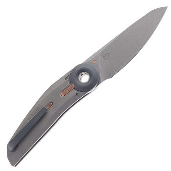 Reate VK-Tron Folding Knife Darkwashed Titanium Handle Darkwashed M390 Blade Reate VK-Tron Folding Knife Darkwashed Titanium Handle Darkwashed M390 Blade