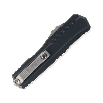 Microtech Cypher II  OTF Automatic Knife Black Handle Apocalyptic Dagger Standard 1242-10-AP