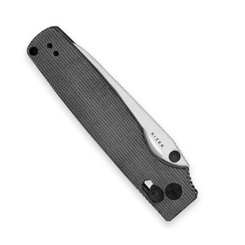 Kizer Original 2 Folding Knife Black Micarta Handle 14C28N Sheepsfoot Plain Edge Satin V3605.2SA1 Kizer Original 2 Folding Knife Black Micarta Handle 14C28N Sheepsfoot Plain Edge Satin V3605.2SA1