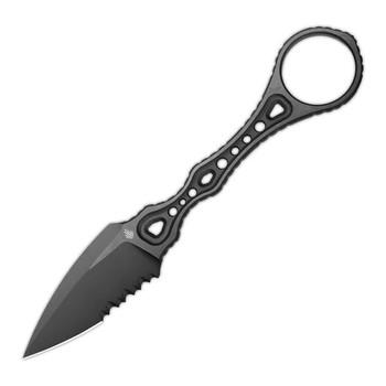 Kizer Defensor Fixed Blade Knife M390 Handle/Blade M390 Spear Point Partially Serrated Edge ZX-FB02A1