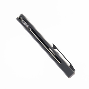 Daily Carry Co Vanguard Folding Knife Black Titanium Handle M390 Plain Edge