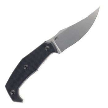 Bastinelli Mood Fixed Blade Knife Black G10 Handle Magnacut Plain Edge Stonewash Finish BC-45BSW