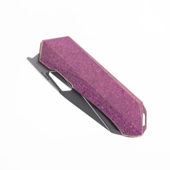 REMETTE RT-Woodpecker Folding Knife Pink Titanium Handle M390 Reverse Tanto Plain Edge RTWP-IP REMETTE RT-Woodpecker Folding Knife Pink Titanium Handle M390 Reverse Tanto Plain Edge RTWP-IP