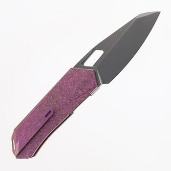 REMETTE RT-Woodpecker Folding Knife Pink Titanium Handle M390 Reverse Tanto Plain Edge RTWP-IP REMETTE RT-Woodpecker Folding Knife Pink Titanium Handle M390 Reverse Tanto Plain Edge RTWP-IP