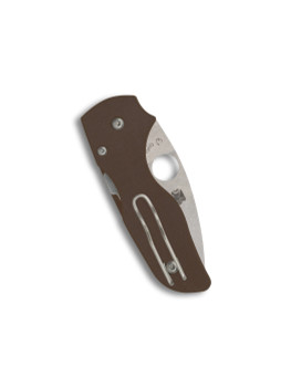 Spyderco Sprint Run Lil' Native  Folding Knife Brown G-10 Handle 15VN Steel Blade C230GPBN15V