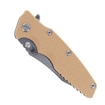 Hinderer Eklipse Skinny Slicer 3.5" Folding Knife Stonewashed Magnacut Blade Coyote G10 Handle Bronze Stonewashed Titanium