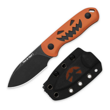 Halloween Limited Edition Kizer Drop Bear Fixed Blade Knife Orange/Black G10 Handle 14C28N Blade 1094HW1