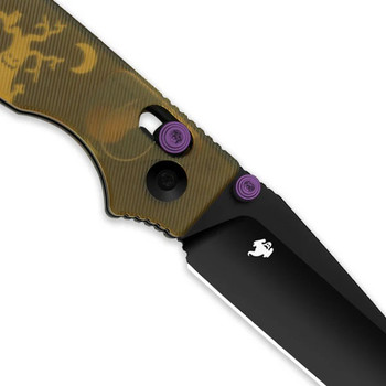 Halloween Limited Edition Kizer Original 2 Folding Knife Haunted House PEI Handle Black PVD 14C28N V3605.2MHW2