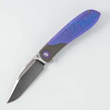 Jack Wolf Scuffle Folding Knife Titanium Crystalized Blurple