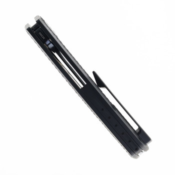 Vanguard Nakiri Folding Knife DLC Titanium & Timascus Handle DLC Semi-Mirror M390 Blade