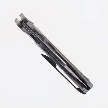 SixLeaf Folding Knife Titanium/Yellow G10 Handle 14C28N Plain Edge SL-78-G10-Yellow