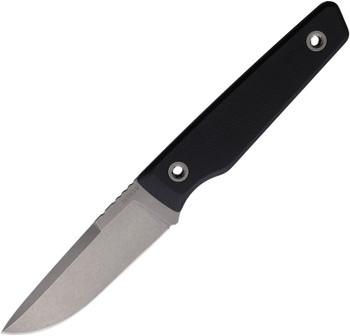 Big Idea Designs USA Signal Fixed Blade Knife Black G10 Handle Nitro-V Drop Point Plain Edge Stonewash Finish